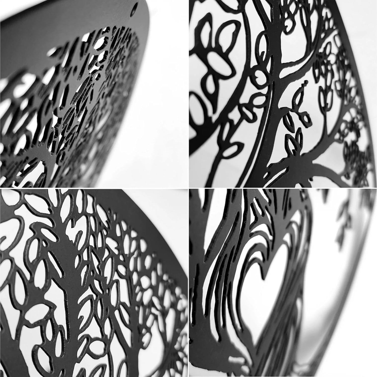 Tree of Life Metal Wall Art Family Tree Hanging Home Decor 30cm