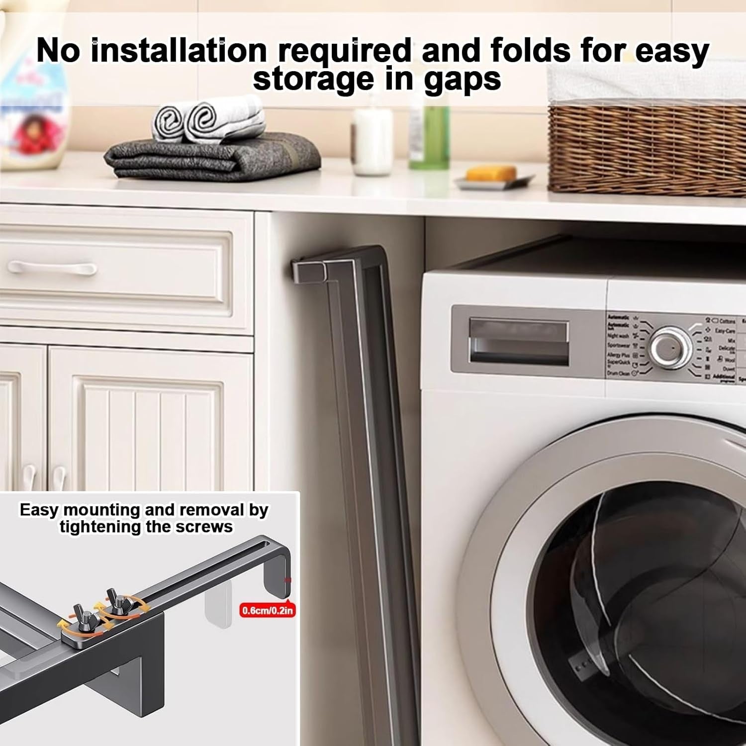 Adjustable Clothes Drying Rack for Radiator Heater – Foldable, Rust-Proof, Space
