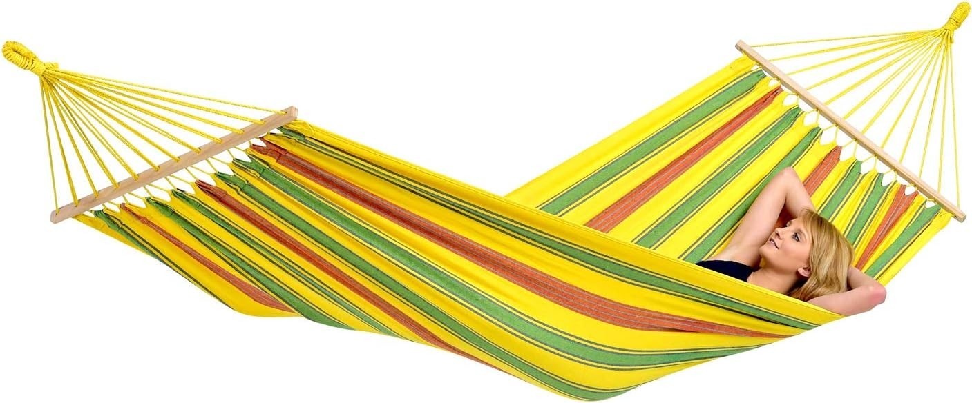 Vanilla Weatherproof Spreader Bar Hammock – 1 Person, Eco-Friendly & Durable