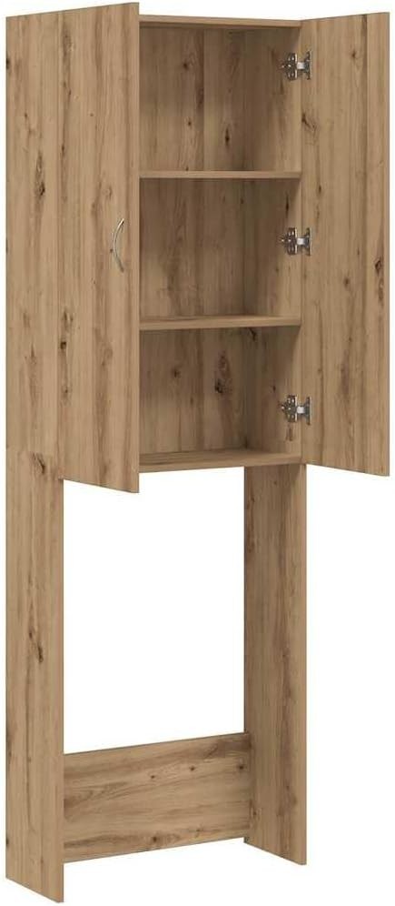 Washing Machine Storage Cabinet Tall Laundry Bathroom Cupboard Over Appliance