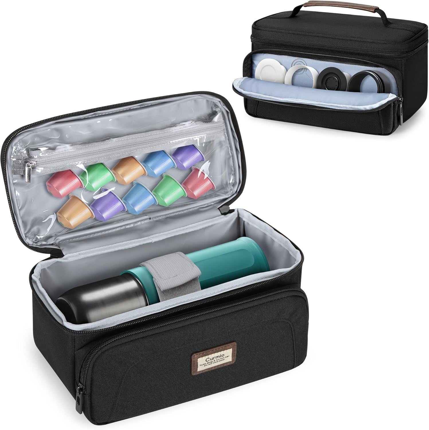 Travel Coffee Maker Carry Case for Mini Espresso Machines & Capsules | Portable