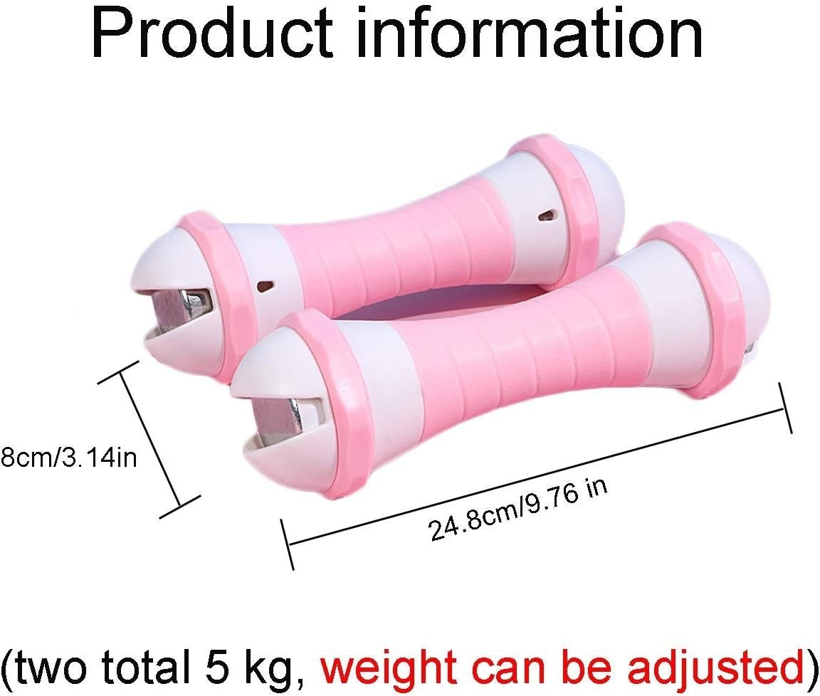 Octagon Hand Weights Pair Adjustable Non Slip Dumbbells Home Workout