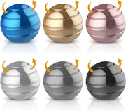 6 Pack Kinetic Desk Toy Metal Spinner Ball Optical Illusion Fidget