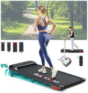 9% Incline Under Desk Treadmill 3.2HP Foldable Running Machine
