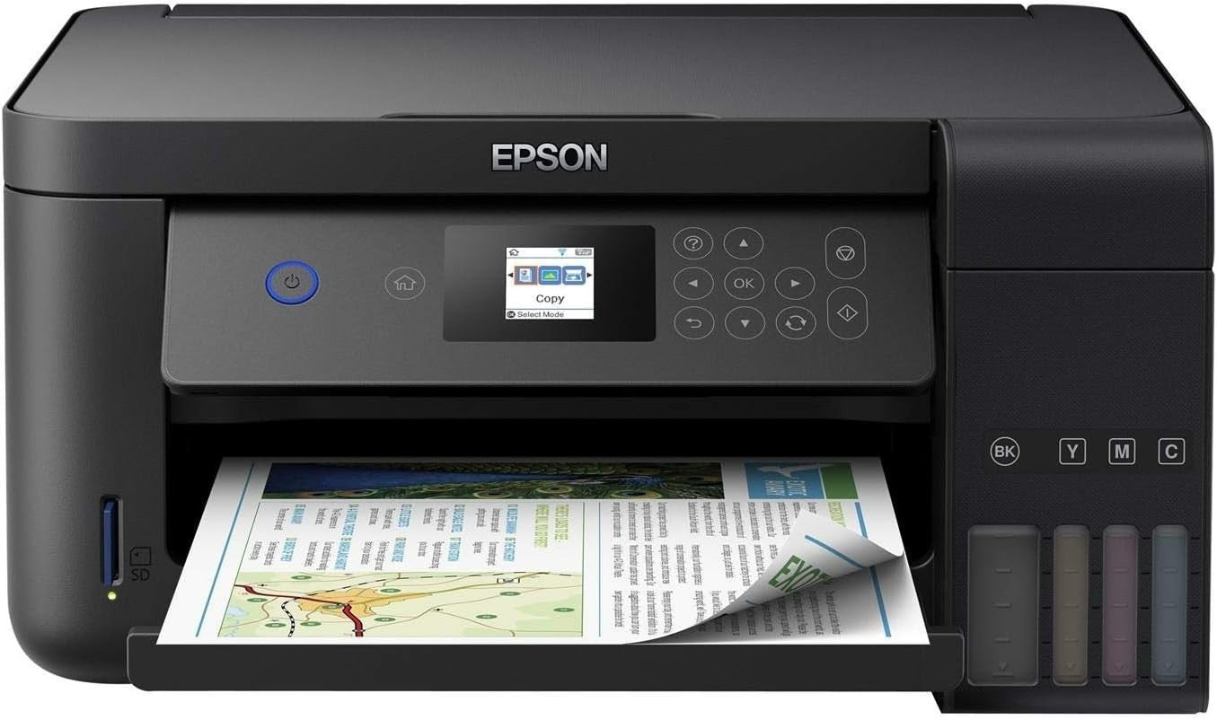 EcoTank A4 Inkjet Printer | Wi-Fi | Duplex | 3-in-1 Colour Prints