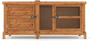 XL Outdoor Rabbit Hutch Wooden Pet House Large Single Tier Secure Cage