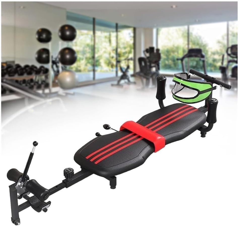 Adjustable Inversion Table 145-185cm Foldable Back