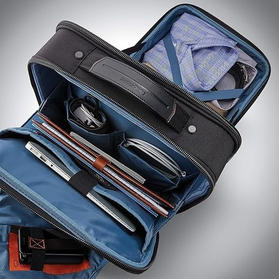 Expandable Soft Spinner Suitcase Ballistic Nylon USB Port RFID Pocket