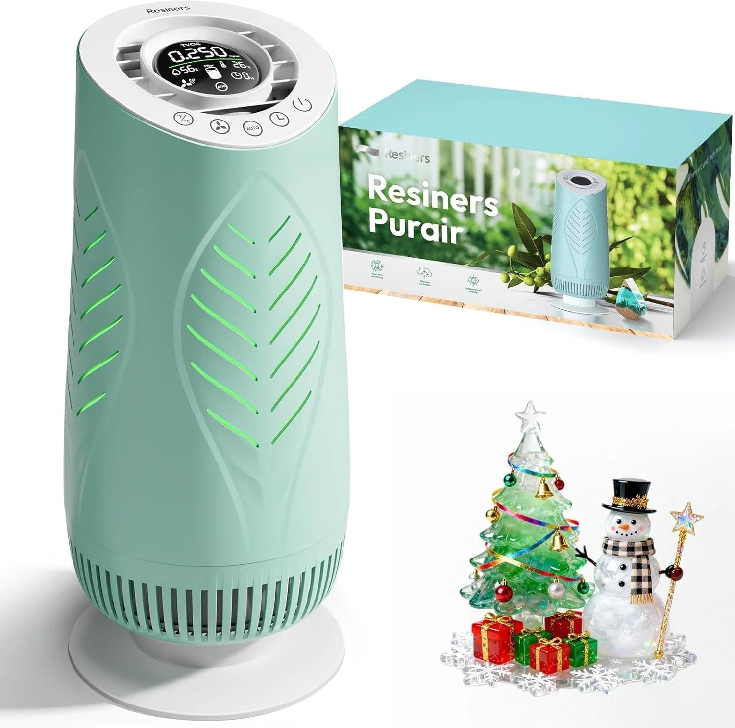 Resin Air Purifier H13 HEPA VOC Fume Filter Auto Mode SGS Certified