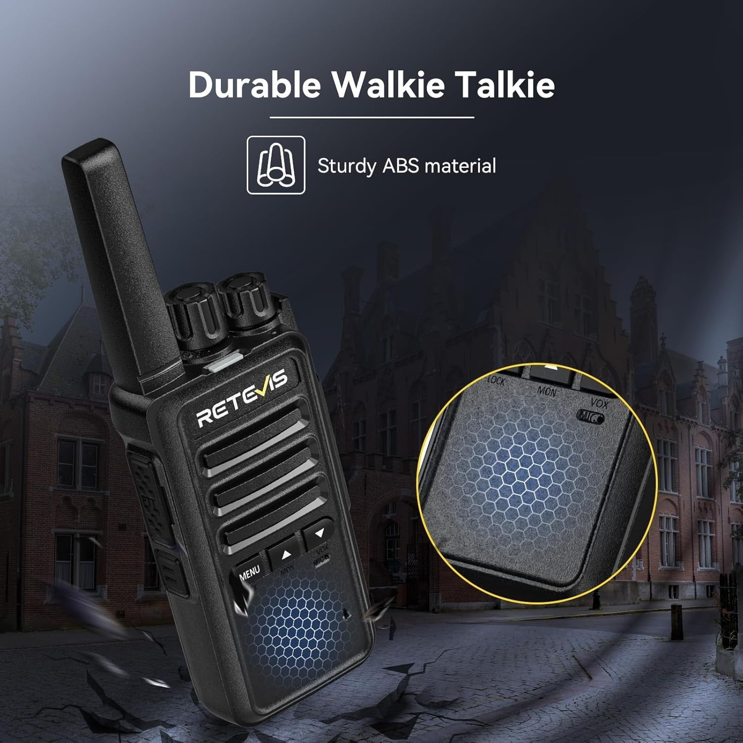 Professional Walkie Talkies 10 Pack PMR446 USB-C 2 Way Radios Charger