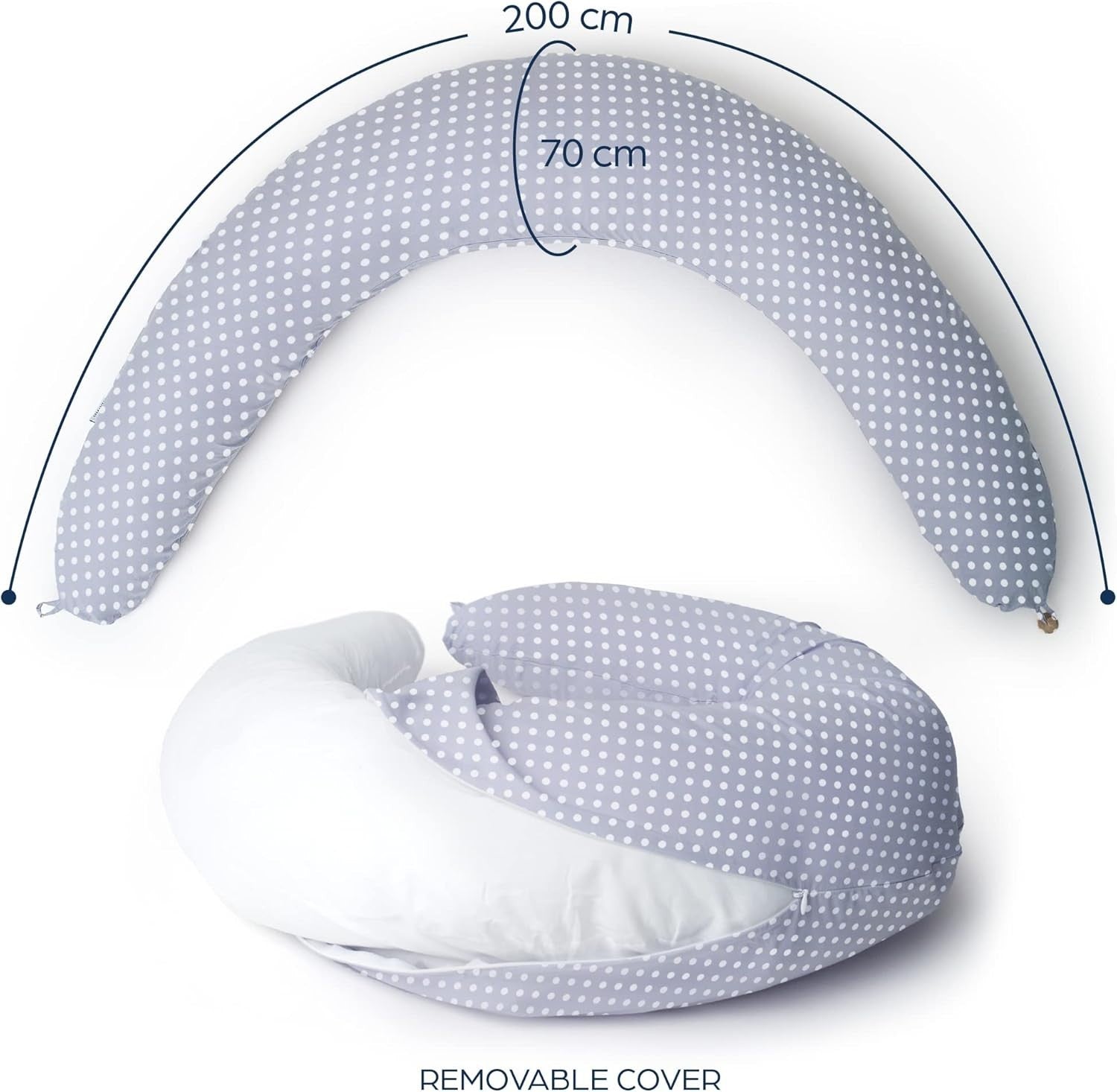 XXL Pregnancy Pillow U Shape Full Body Maternity Nursing Support 200x70