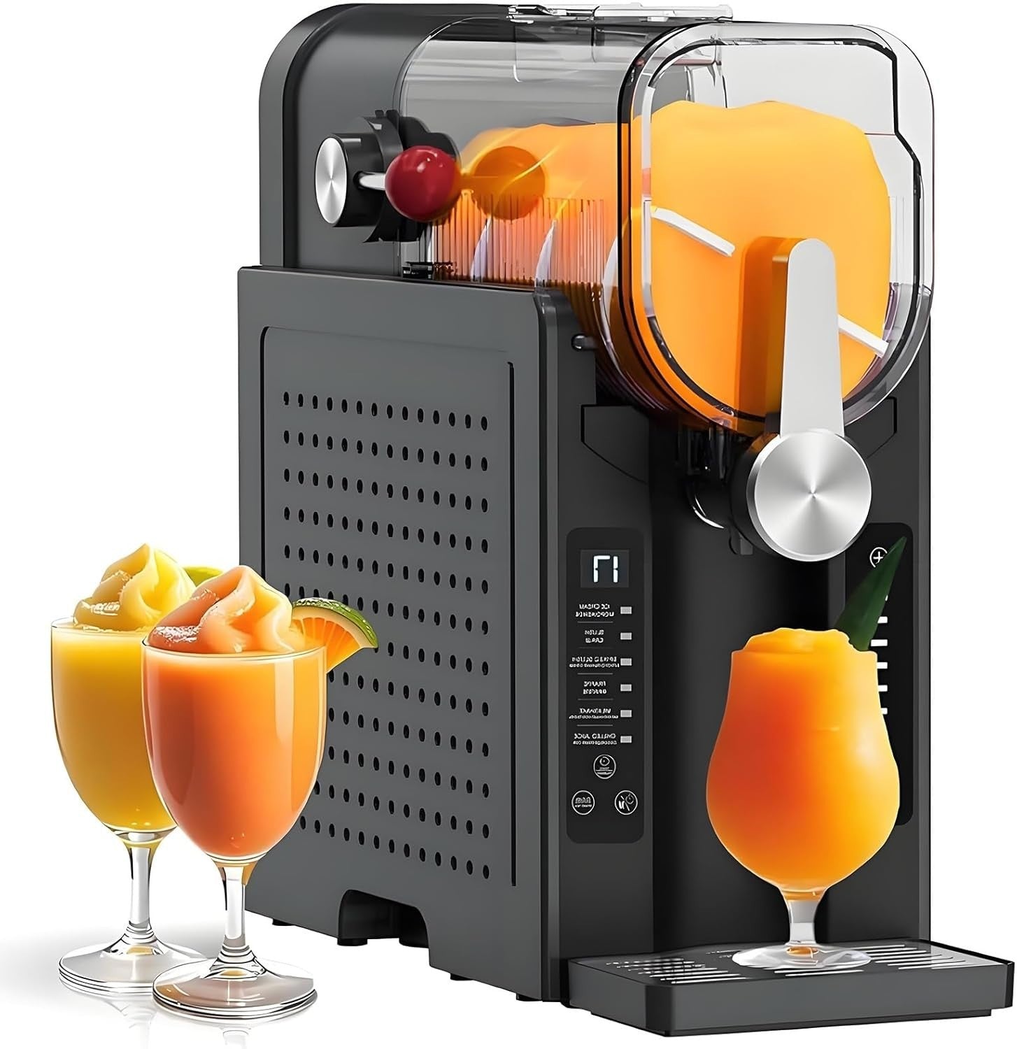 Slush Machine No Ice Needed Auto Clean Frozen Drink Maker 6 Presets 1.6L