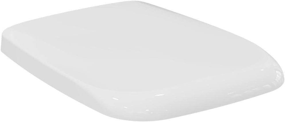 Ventuno Toilet Seat White Stainless Steel Hinges Durable Easy Clean