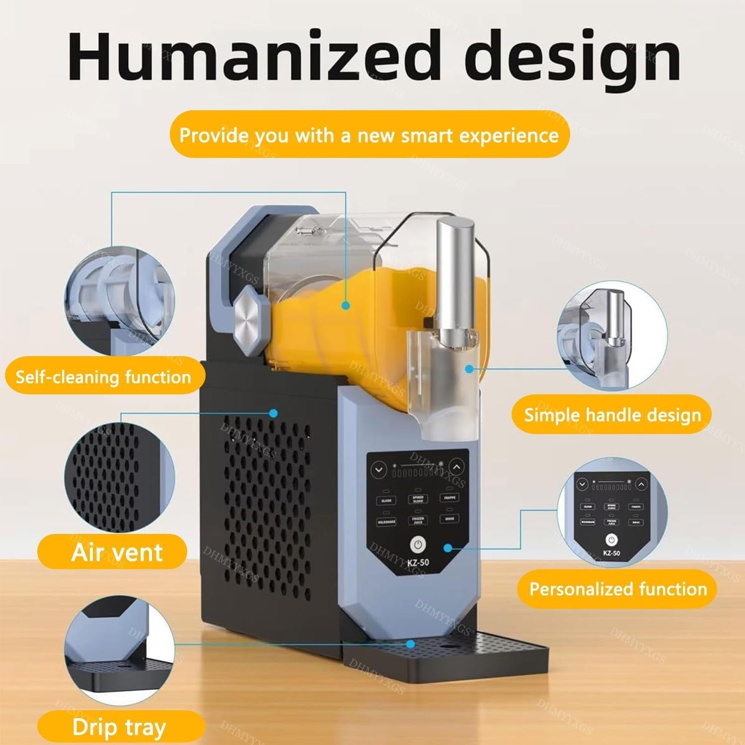 Slush Machine Ice Cream Maker No Ice Required Frozen Drink System