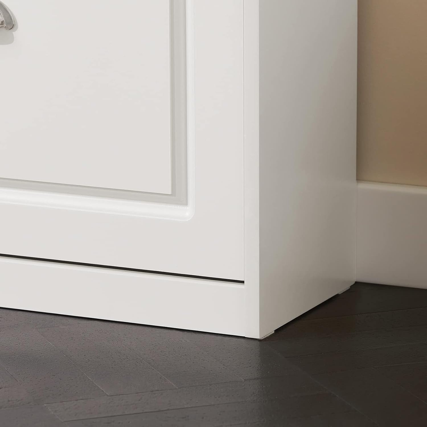 Narrow Shoe Storage Bench with Flip Drawer & Cushion, 60x24x51 cm White