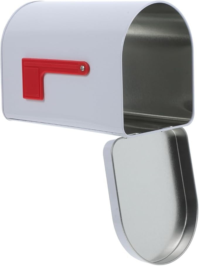 White Tinplate Letterbox Post Box – Durable, Stylish, Compact Storage for Home