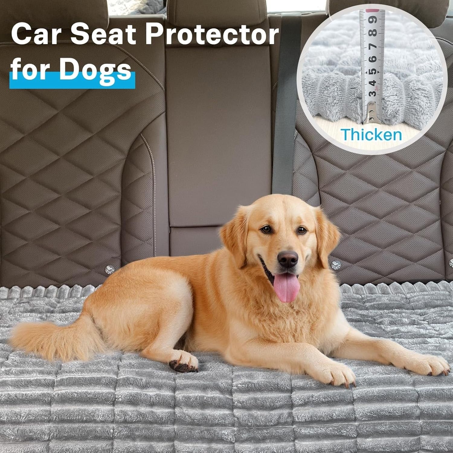 Dog Car Back Seat Bed Mat Non Slip Travel Pet Blanket 138x63cm