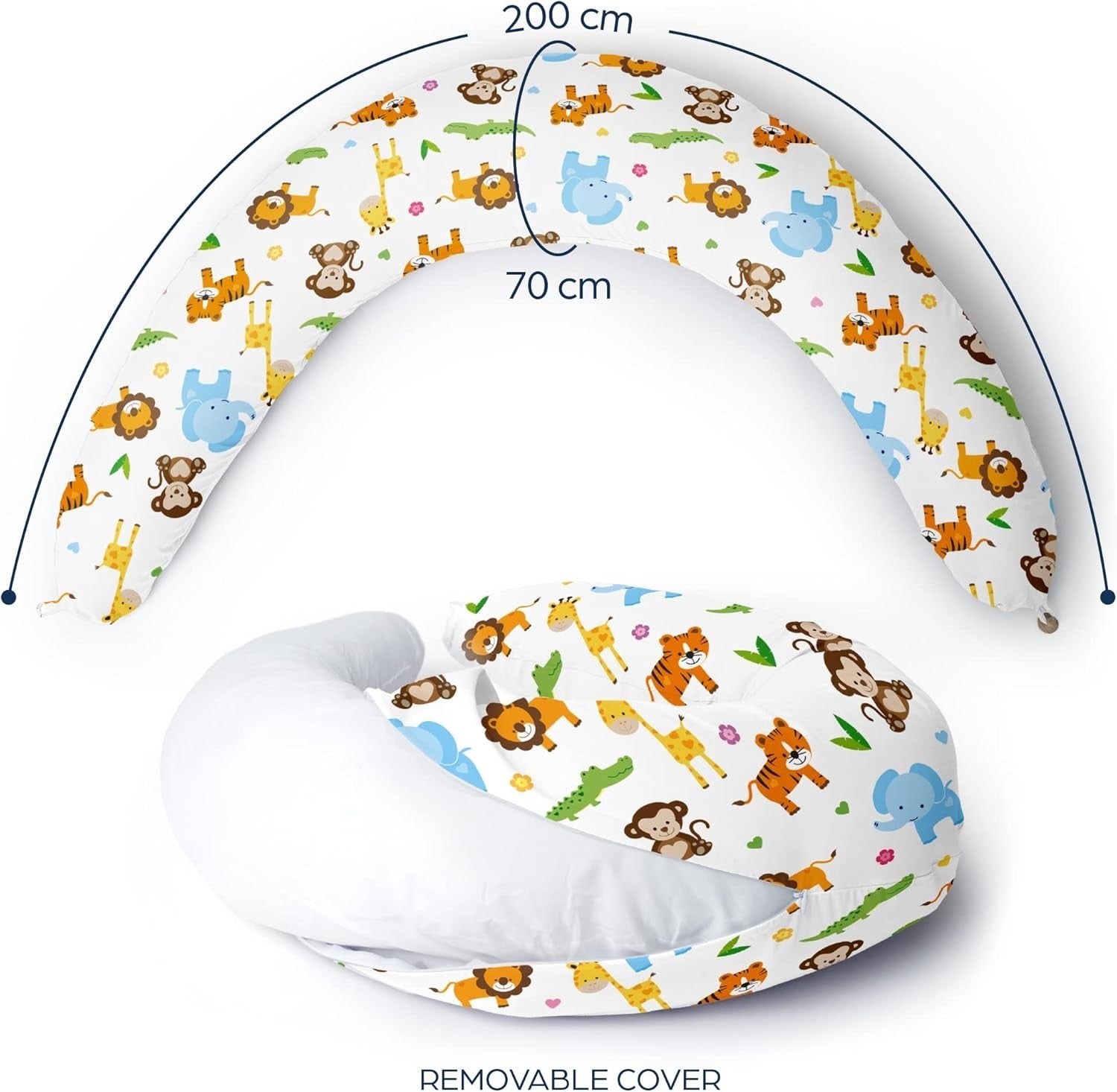 Pregnancy Pillow U Shape Maternity Body Support Nursing Sleep Pillow XXL
