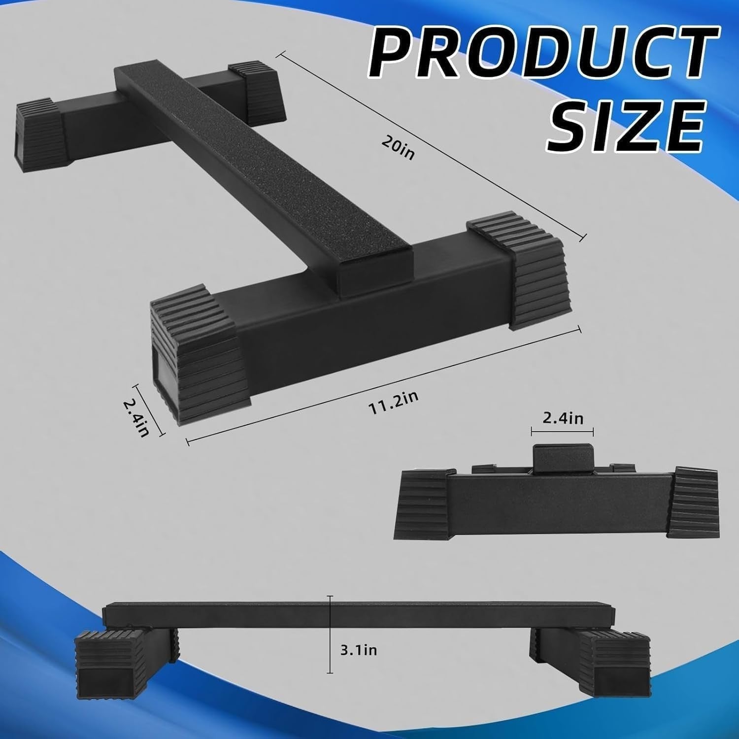Standing Calf Raise Machine Bar Squat Pedal Platform Strength Trainer
