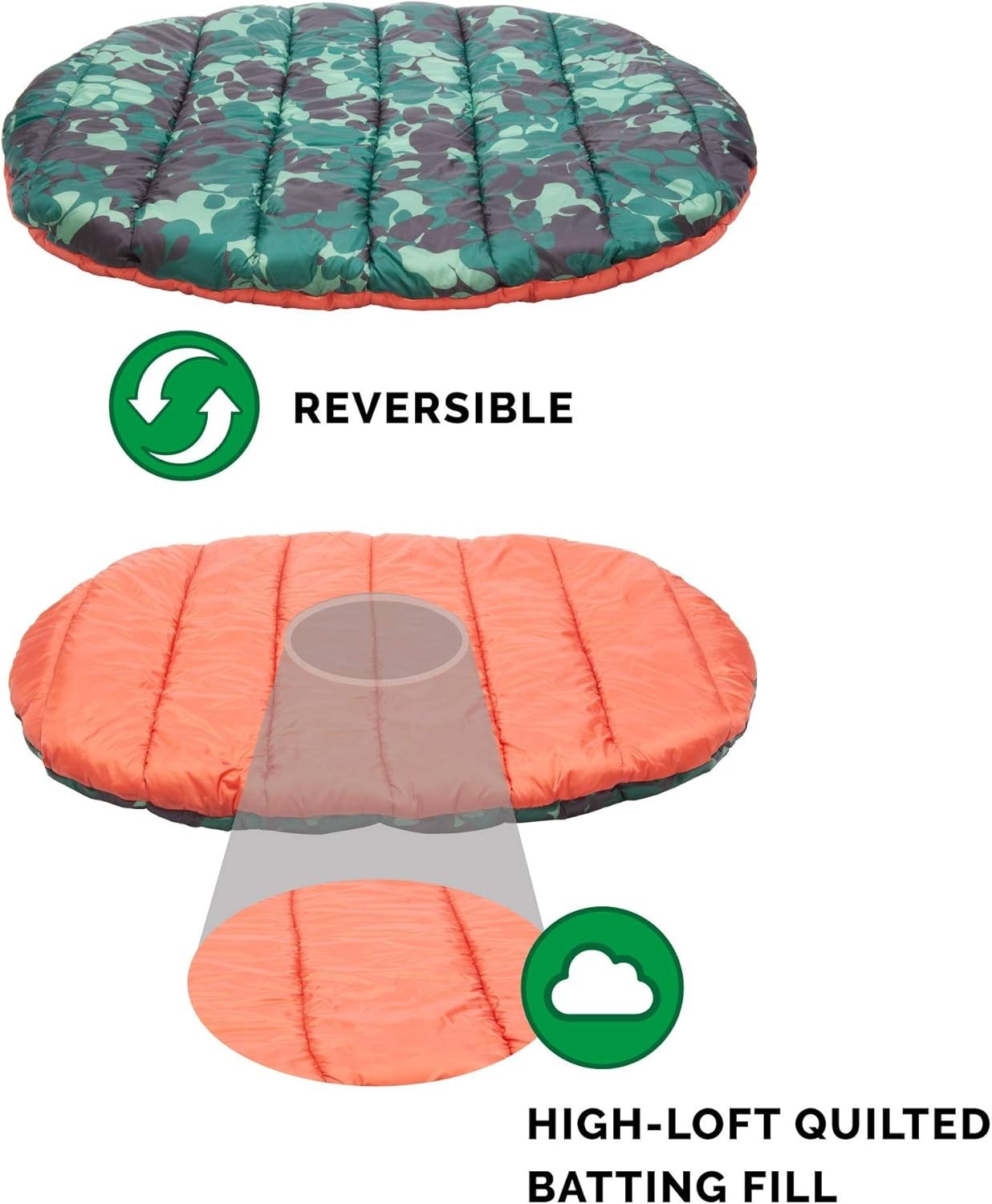 Large Travel Dog Bed 39x27in Washable Camping Mat
