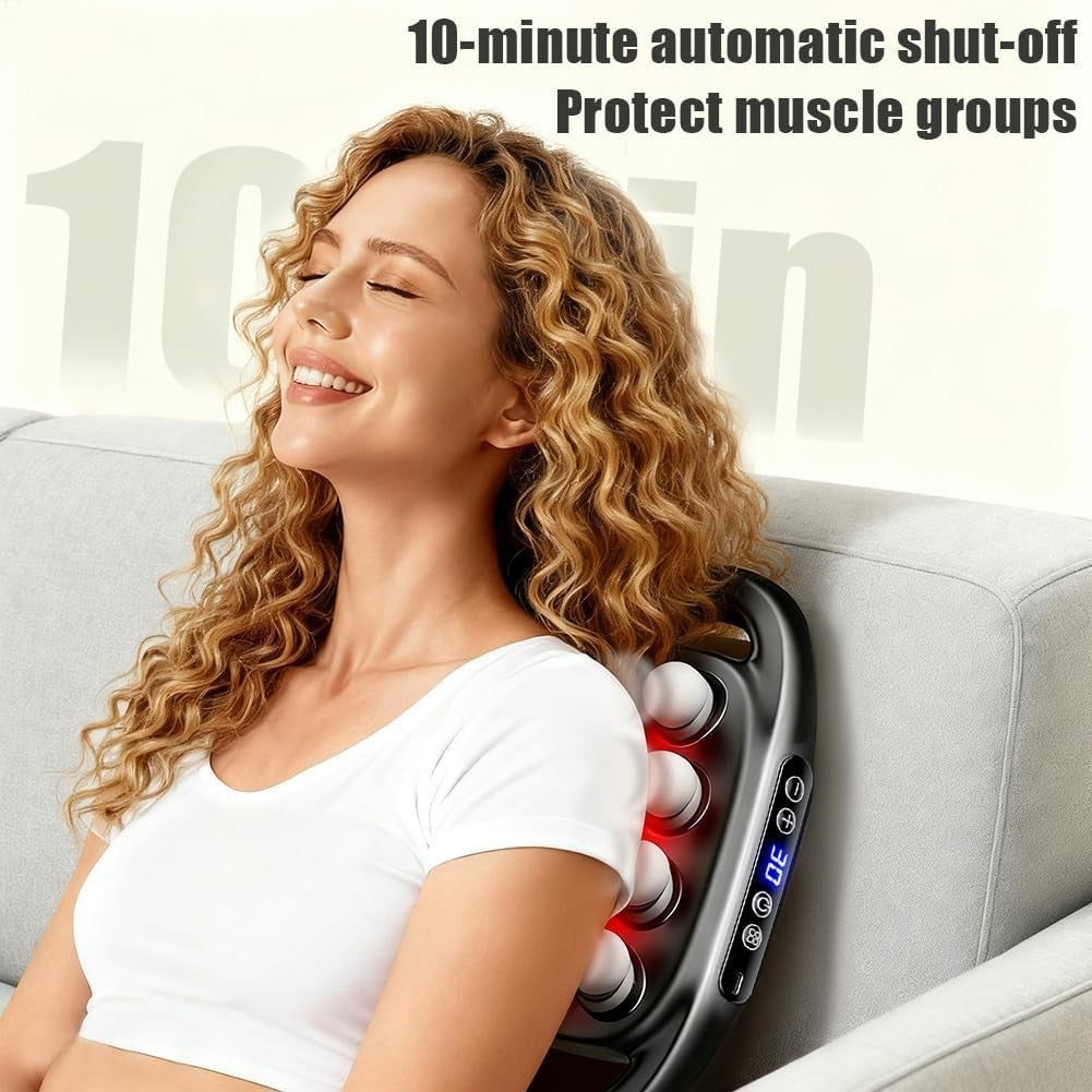 16 Head Massage Gun Deep Tissue Neck Back Pain Relief Full Body Massager