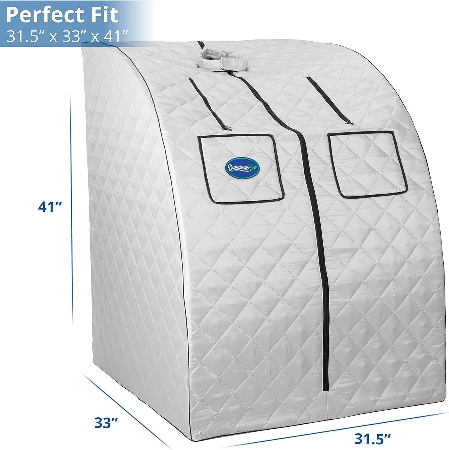 Oversized Portable Steam Sauna Home Spa 800W Timer Detox Weight Loss Chair