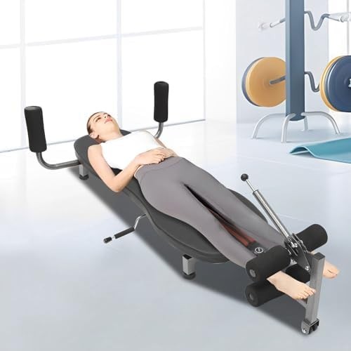 Inversion Table Adjustable Back Stretch Bench 150kg Capacity