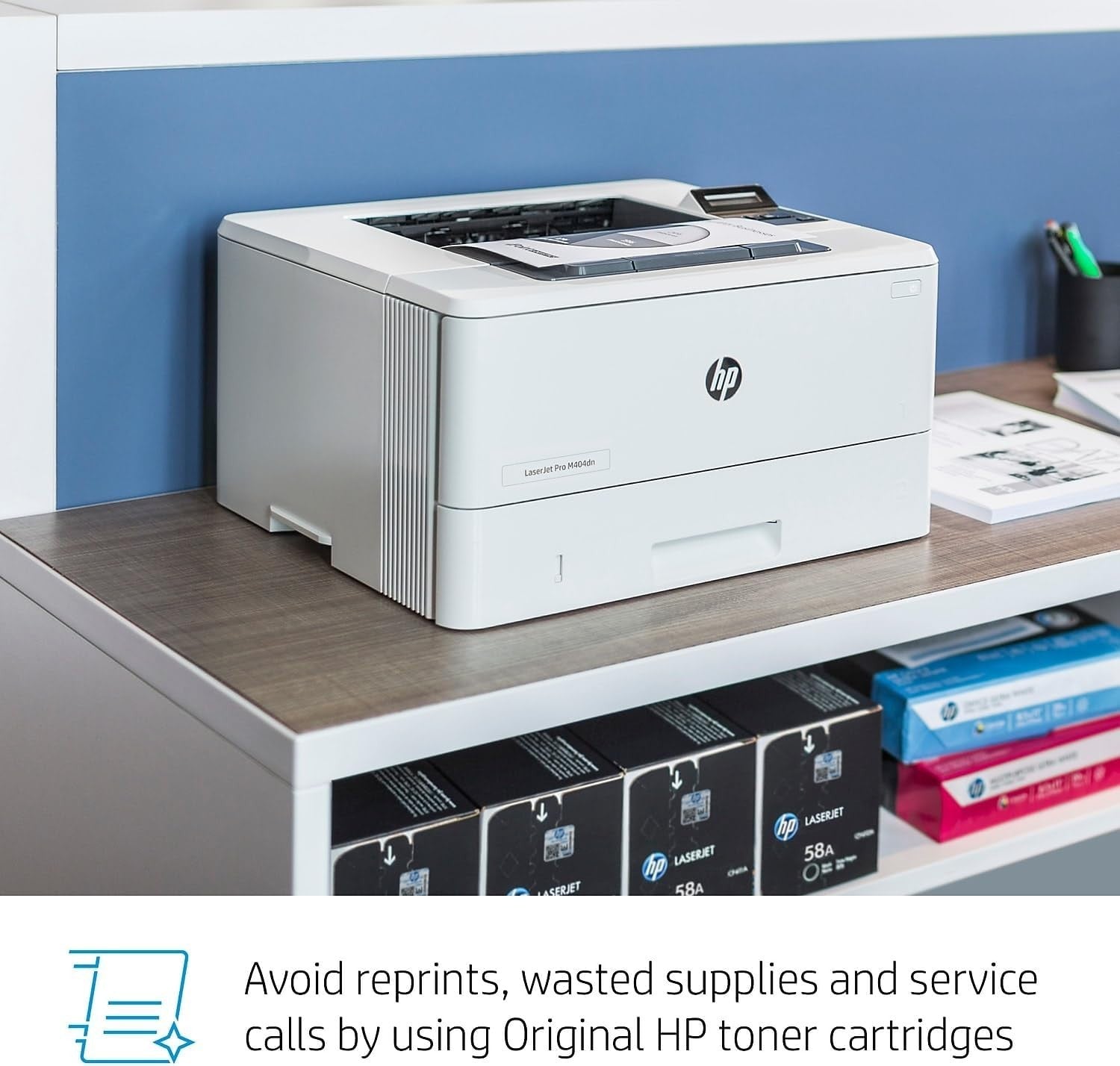 LaserJet Pro M404dn Monochrome Printer | Auto-Duplex | Ethernet & USB