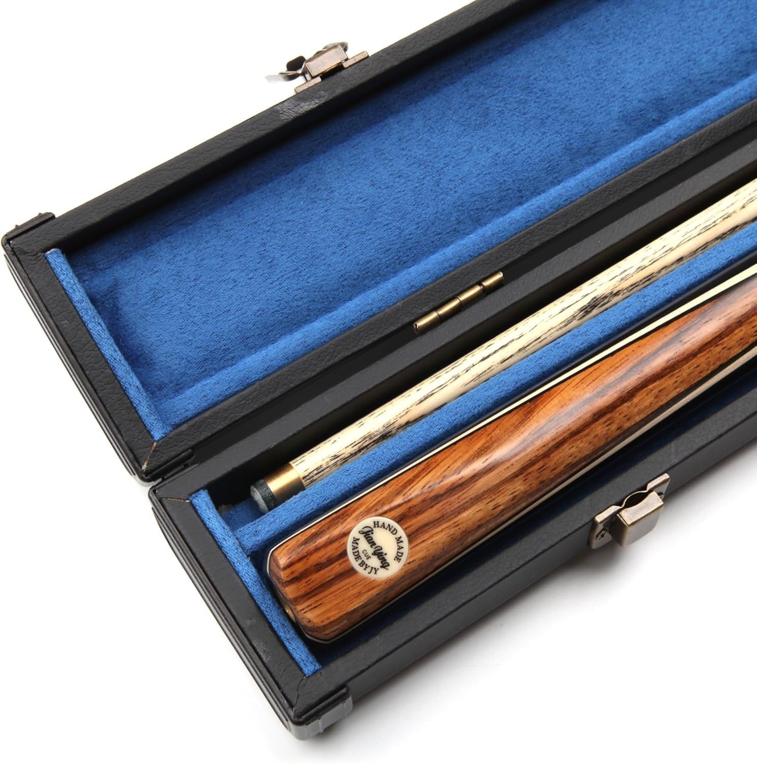 57in Handmade Snooker Cue 19oz 9.5mm Tip 3/4 Joint Case