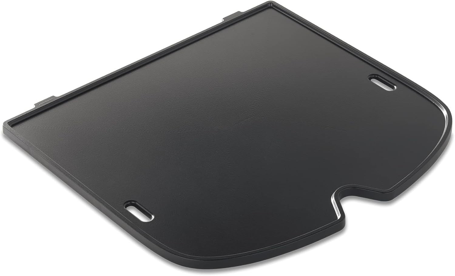 Cast Iron BBQ Griddle Plate Non-Stick Raised Edges for Gas Grill Outdoor Cooking