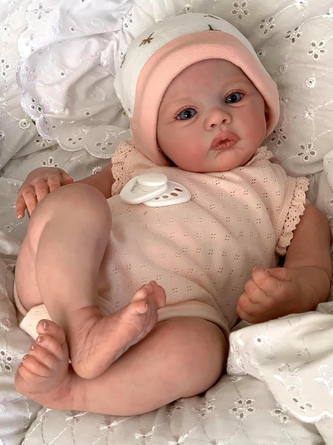 19in Reborn Baby Doll Girl Realistic Newborn Soft Vinyl Gift