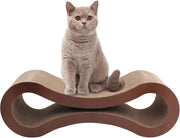 Large Cat Scratcher Lounge Bed Cardboard Sofa Pad Reversible 82cm