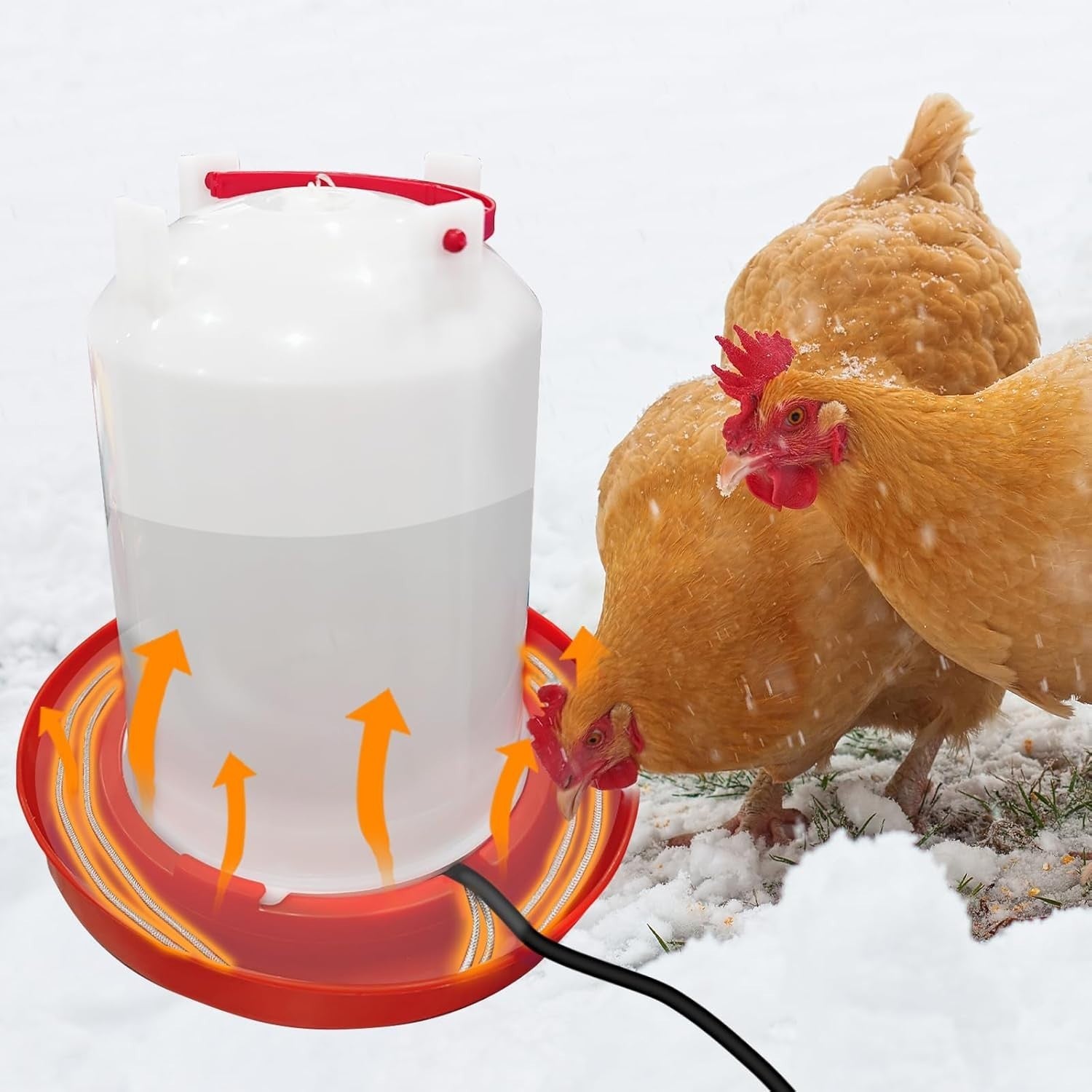 Chicken Water Heater Cord 39W Freeze Proof 3.9FT Cable