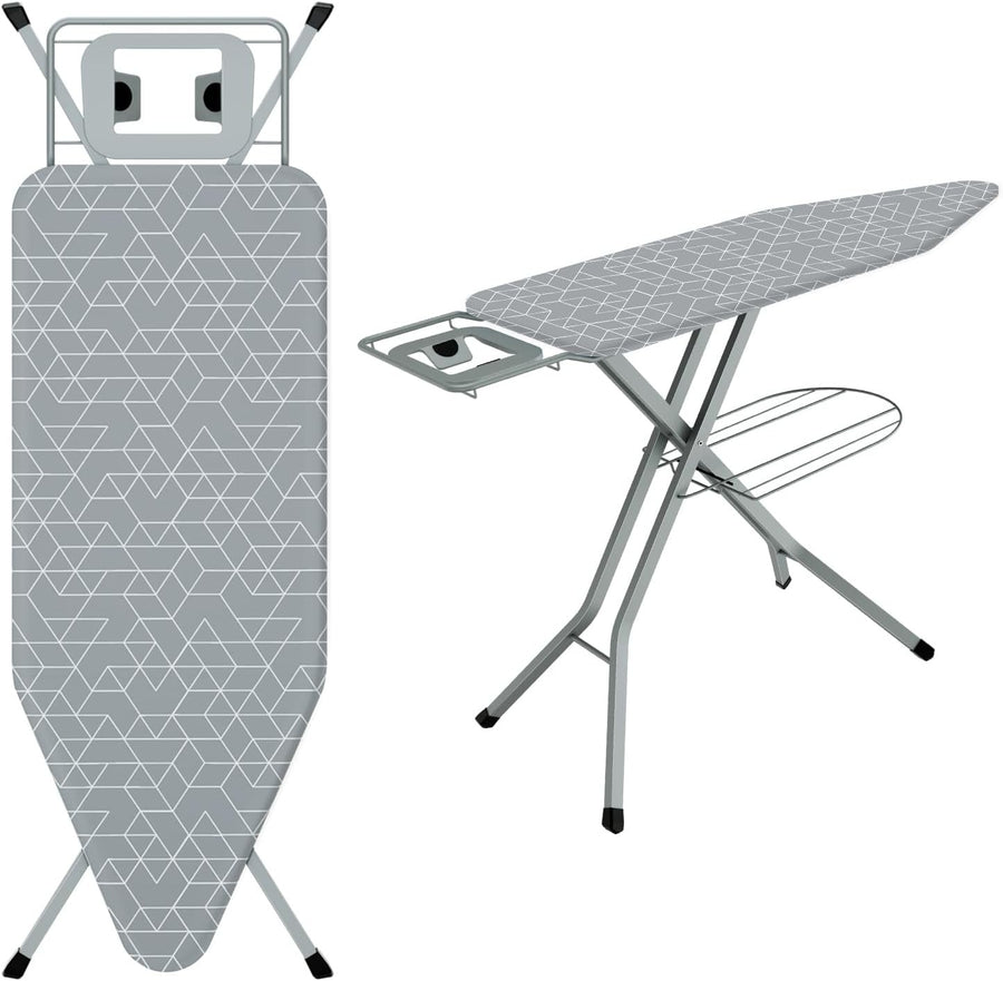 Ironing Board Height Adjustable Foldable Steam Generator Ready 120x45cm