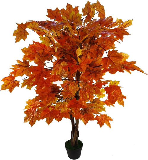 125cm Artificial Maple Acer Tree Autumn Leaves Indoor Home Garden Decor Plant