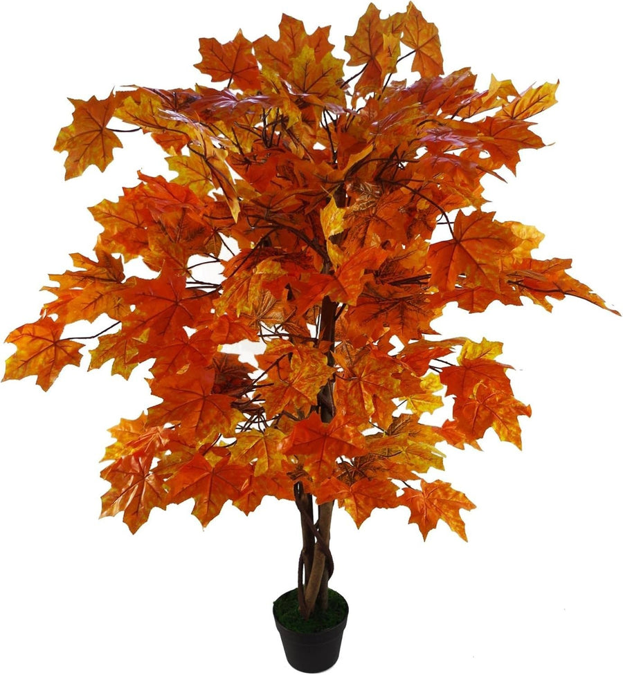125cm Artificial Maple Acer Tree Autumn Leaves Indoor Home Garden Decor Plant