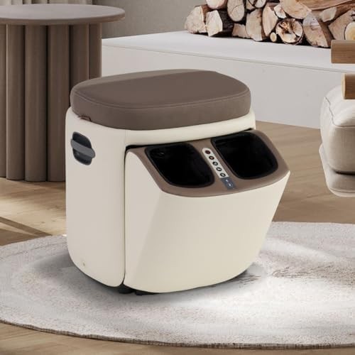 Luxury Ottoman Foot Massager with Heat & Air Compression Auto Programs