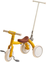 4 in 1 Kids Trike Balance Bike Scooter Push Trike EVA Wheels Yellow