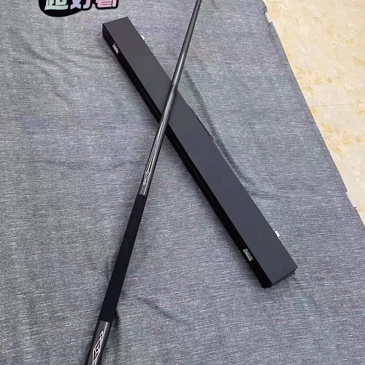 58in Carbon Maple Pool Cue 1/2 Joint 13mm Tip Pro Handmade
