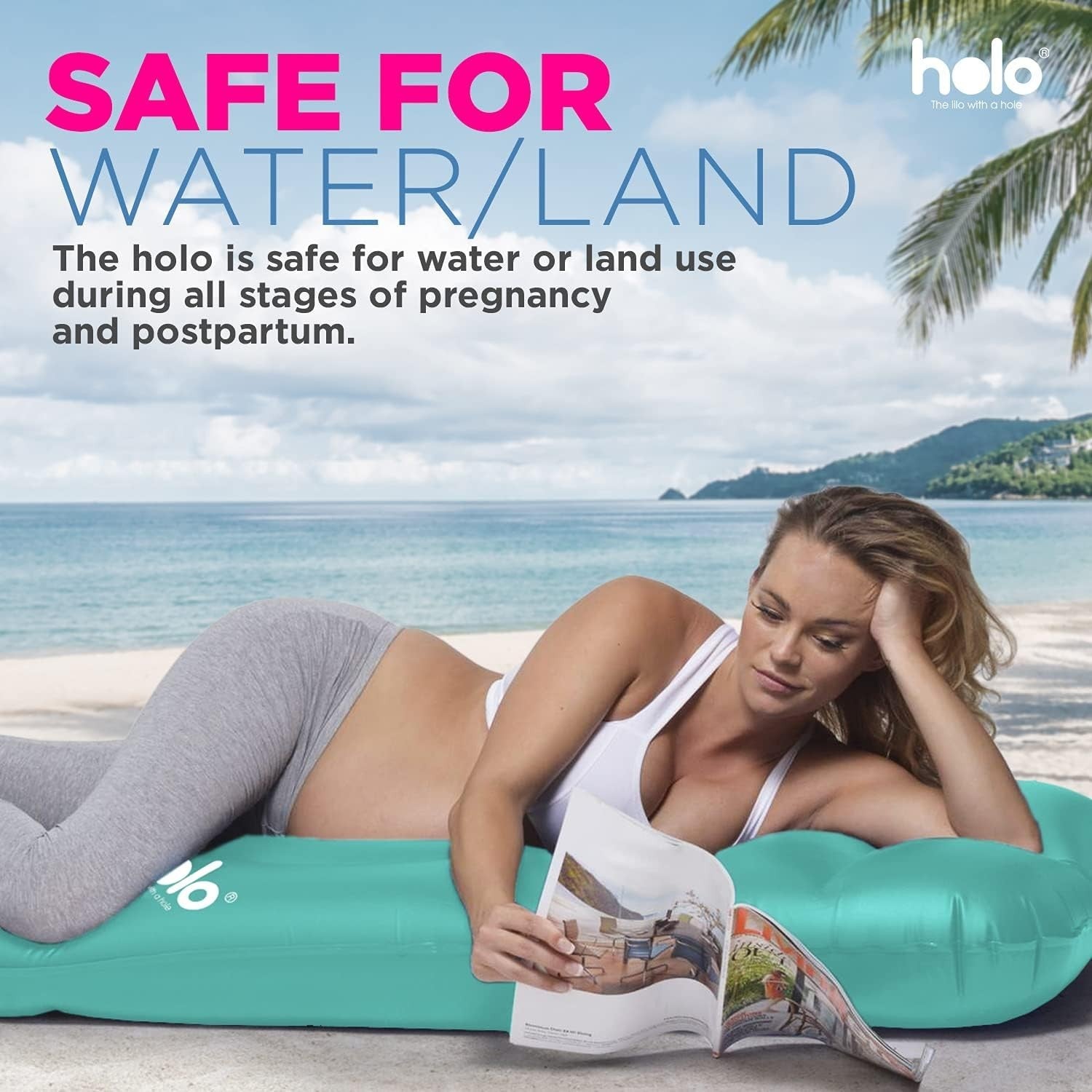 Pregnancy Pillow Inflatable Belly Support Full Body Maternity Sleep Cushion
