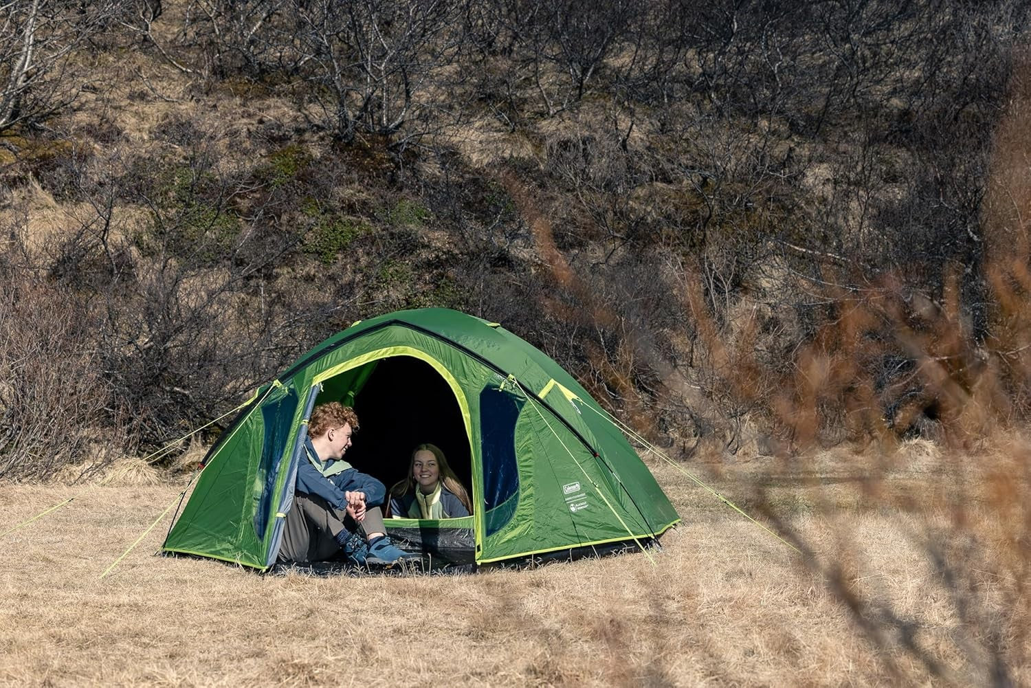 4 Person Dome Camping Tent 4500mm Darkened