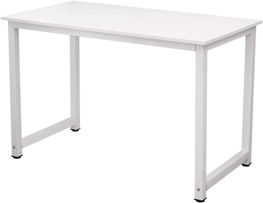 Computer Desk 120cm White Home Office Study Table PC Laptop Workstation