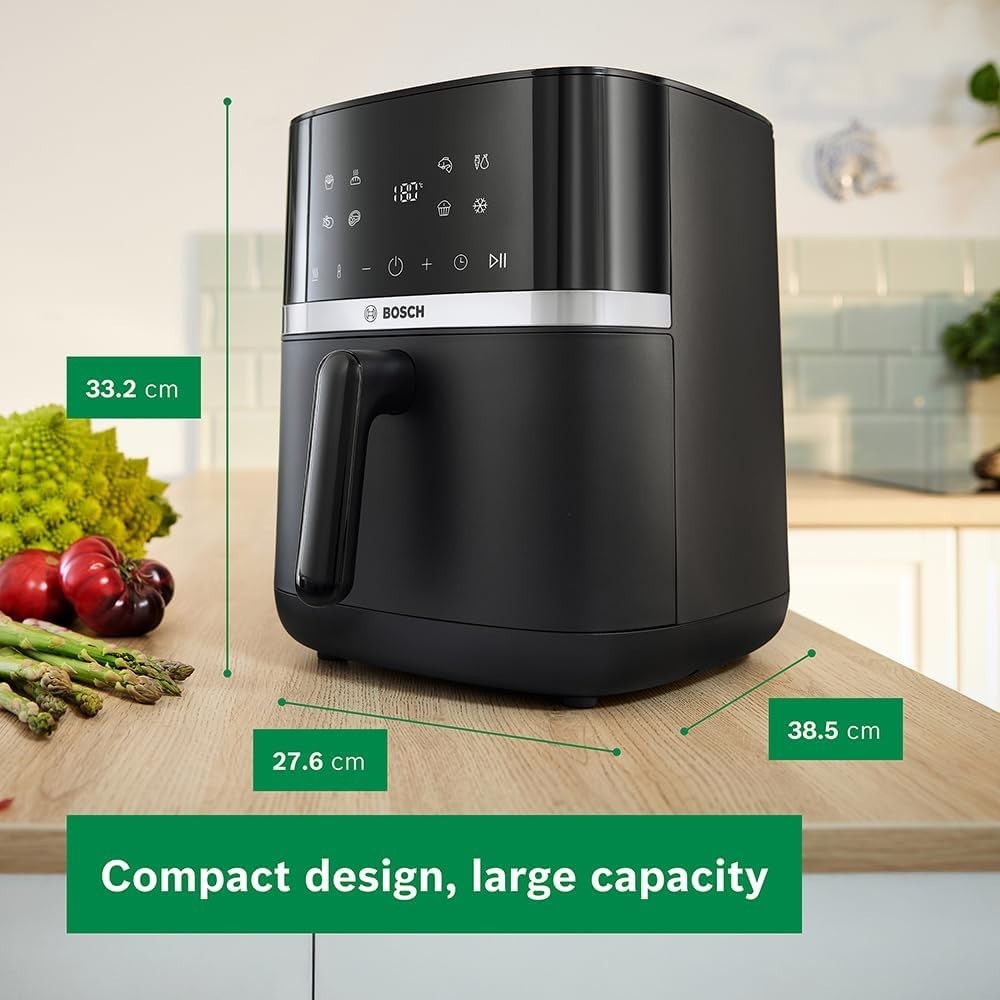 6.1L XL Air Fryer 9in1 Dual Heating Grill Set Defrost Keep Warm