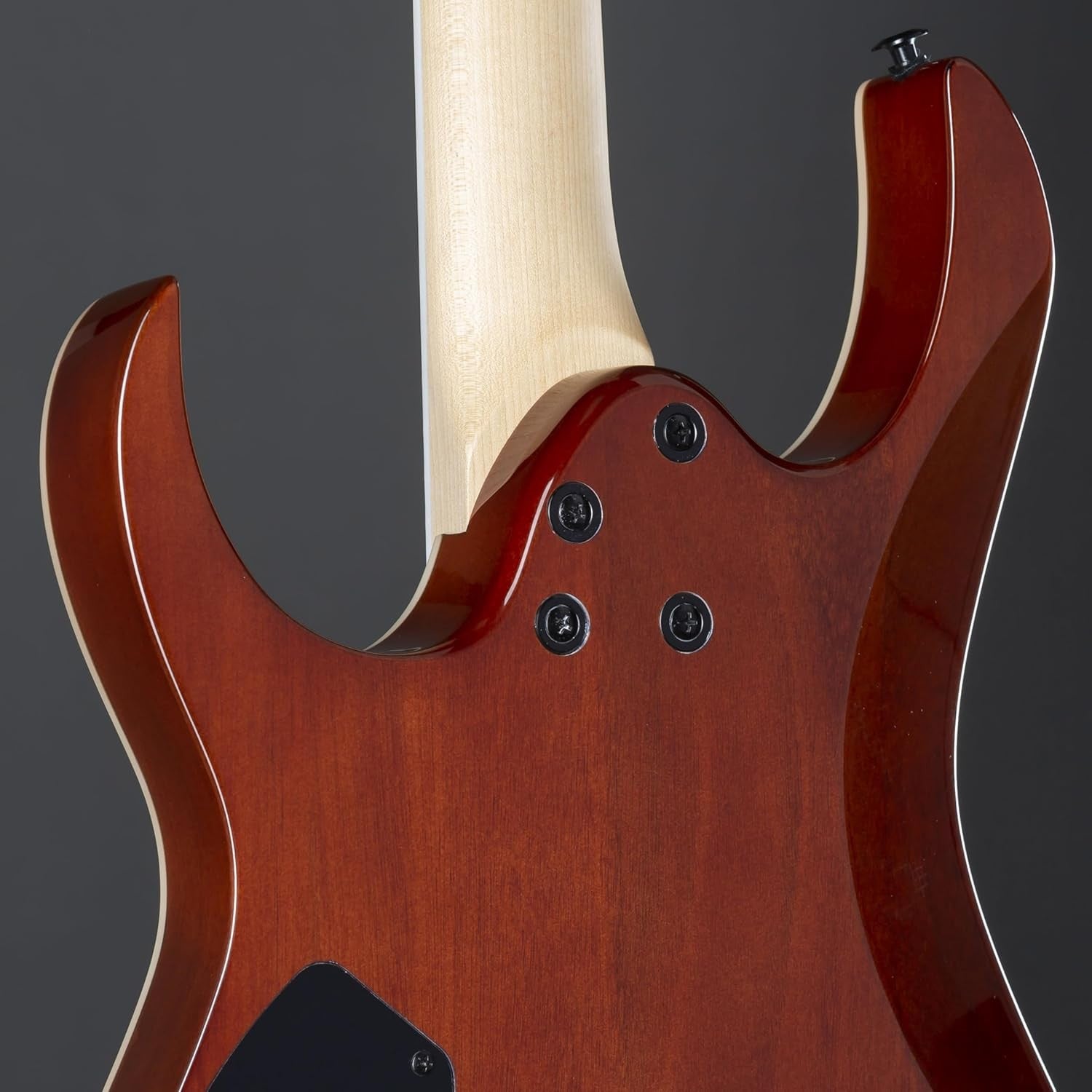 Electric Guitar 6 String Aqua Burst Okoume Body Poplar Burl Top