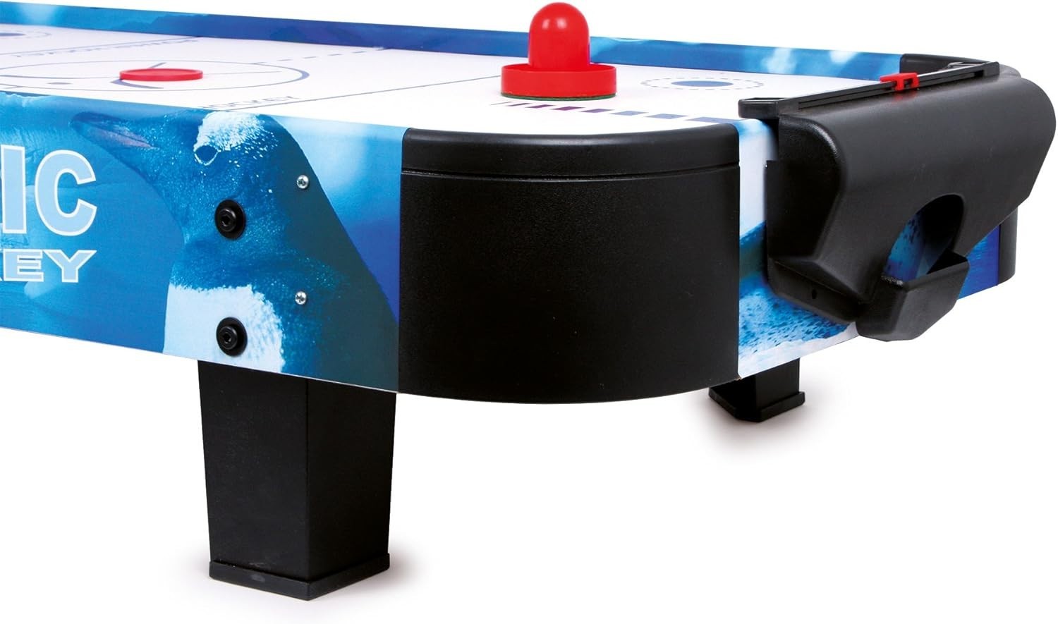 Tabletop Air Hockey Table Wooden Electric Kids Family Game Set