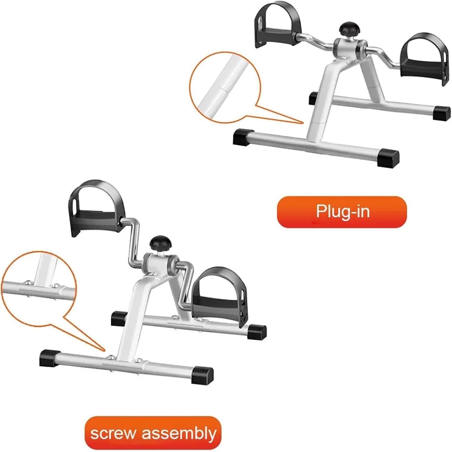 Mini Foot Pedal Exerciser Under Desk Portable Low Impact Trainer