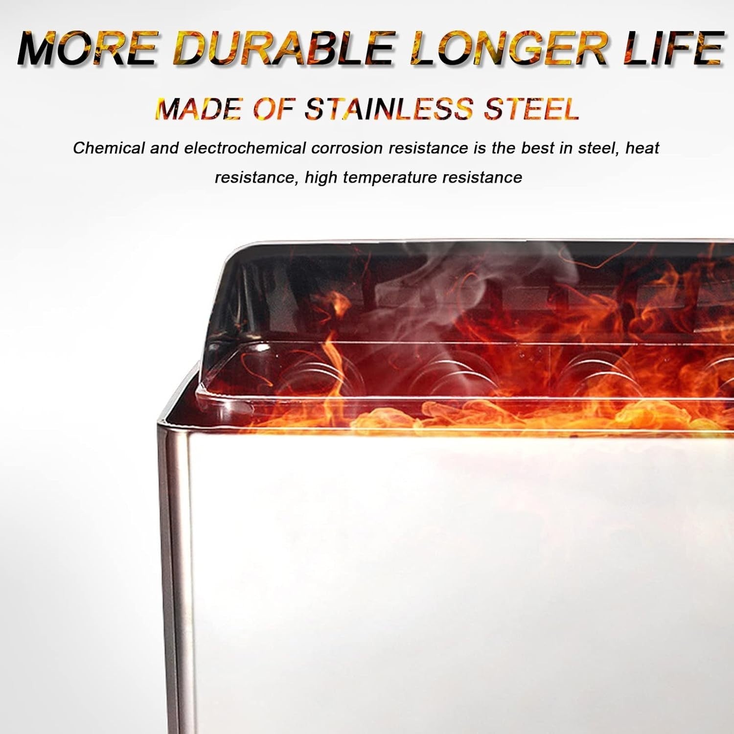 3KW Electric Sauna Heater Stainless Steel Fast-Heat Wet Dry Stove Wall Mount