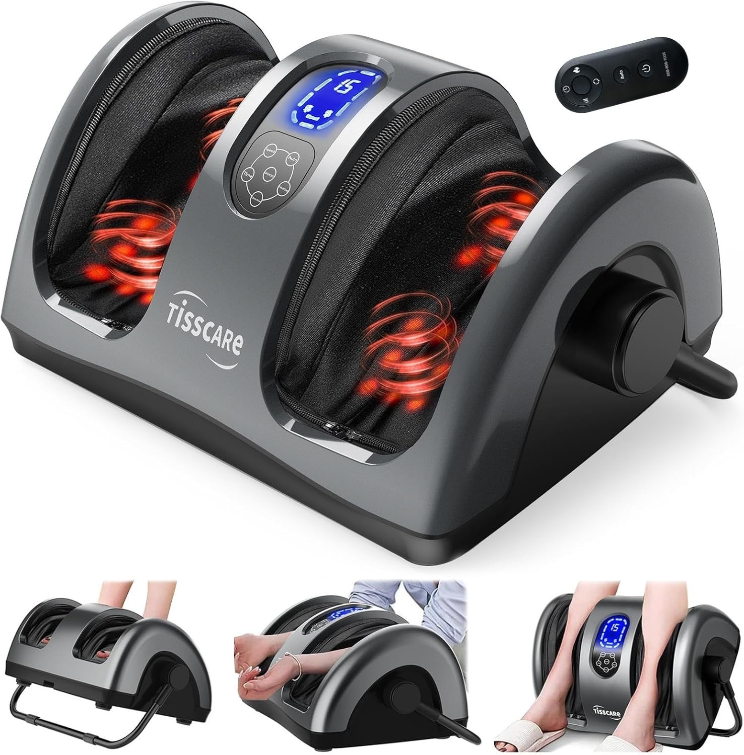 Shiatsu Foot Massager with Heat for Plantar Fasciitis Pain Relief Home Office