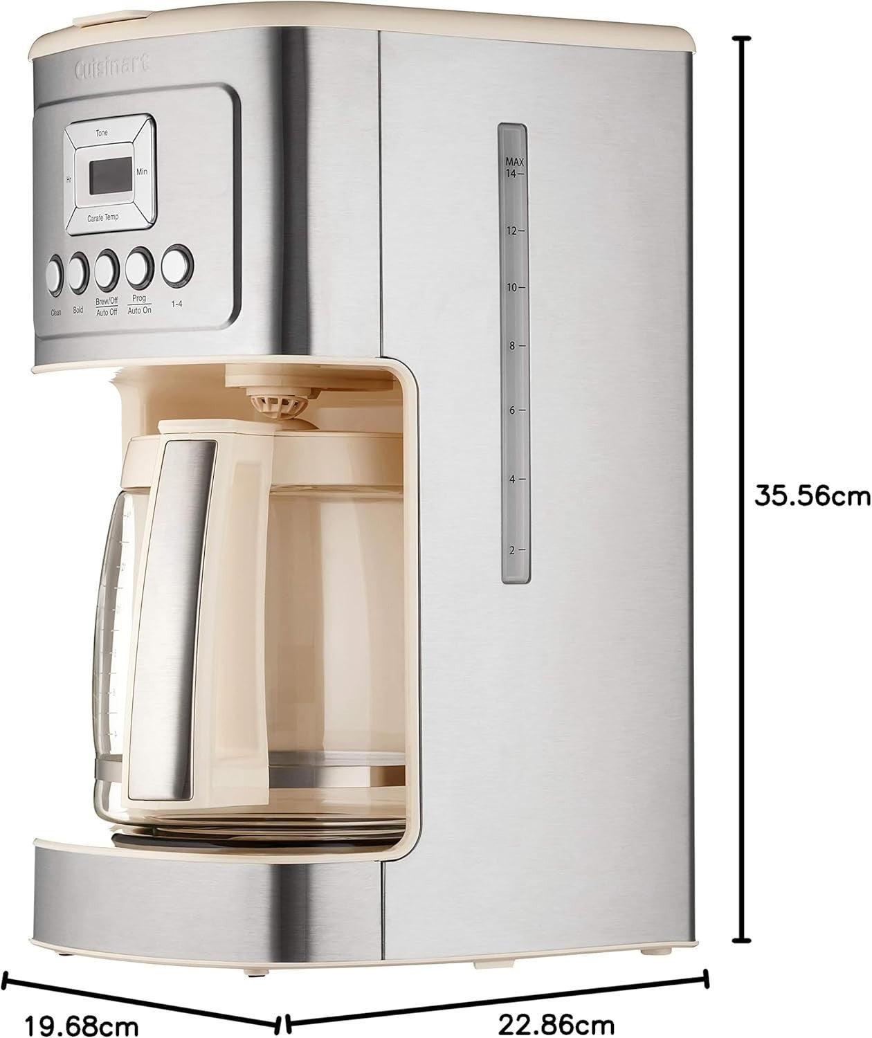 14 Cup Programmable Coffee Maker | Hot Brew Tech | Bold Strength Settings