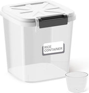 10LBS Flour Container Airtight Rice Dispenser w Cup